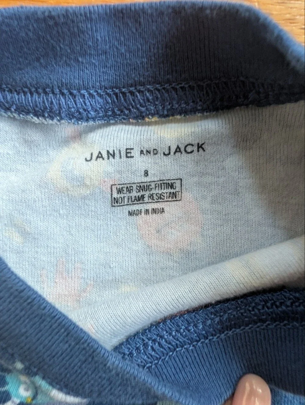 Janie And Jack Monster Print Pajama Set - (Kids' Size 8)